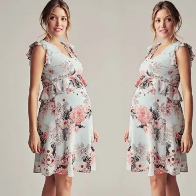

F50407A New arrivals hot sale fashion maternity photoshoot dress maternity clothing dress, As picture