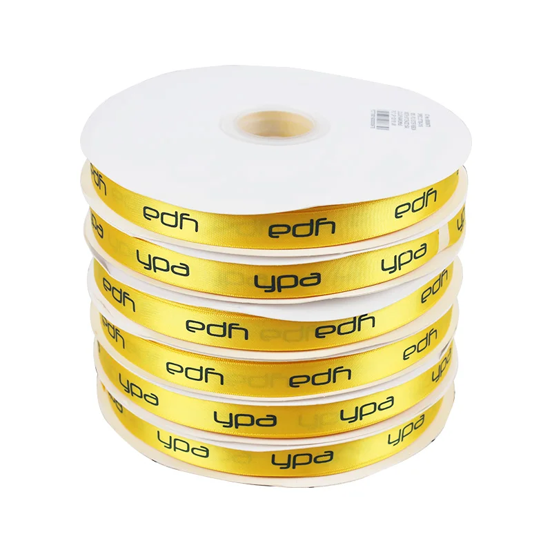 

Factory Wholesale printed ribbon satin ribbon tape with logo custom ethnic ribbon, Customizable