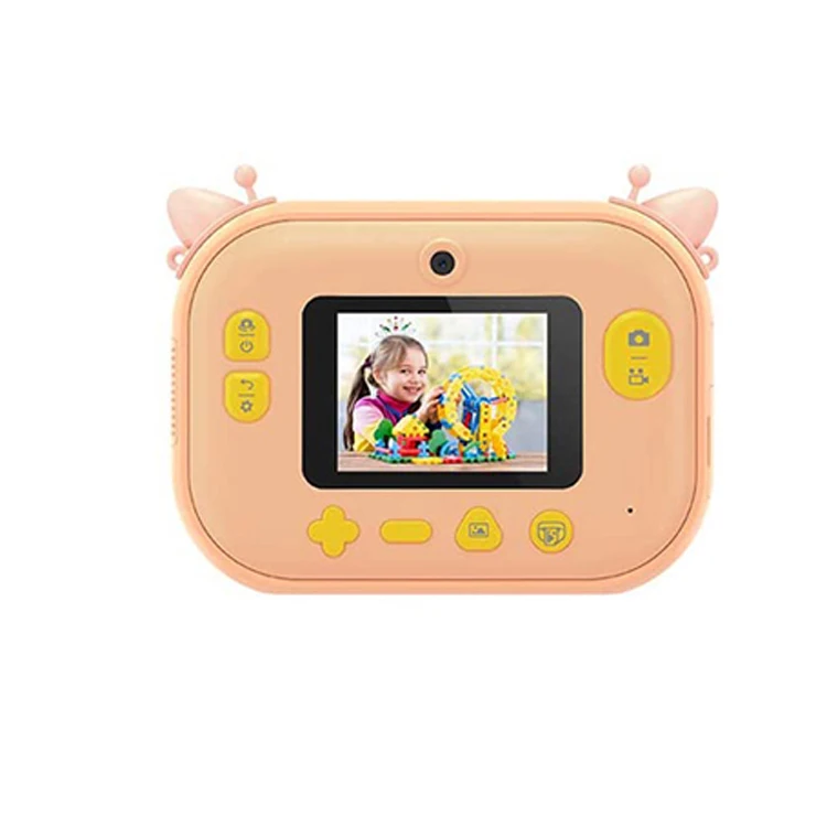 

Photo Selfie Video Digital Camera with Paper Film Zero Ink Instant Print Camera for Kids