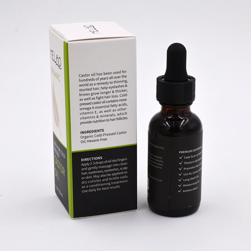 
New High Quality Private Label Organic Herbal Cream Hair Growth Transparent Castor Oil 