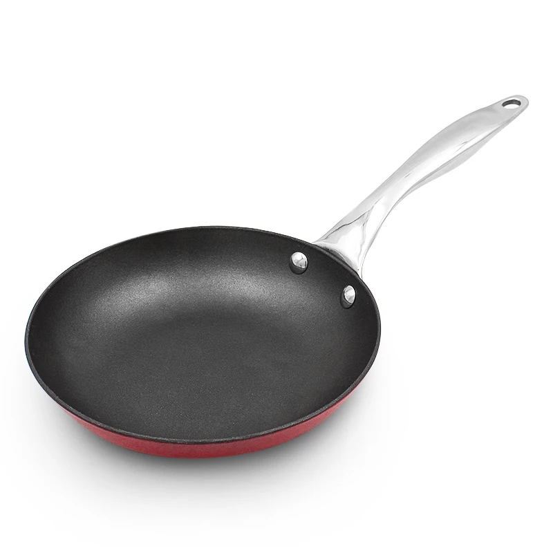 

Skillets Enamel Coated Cast Iron Pan Small Cast Iron Non-stick Red Enamel Cookware Set Frying Pans & Skillets Nonstick Coating