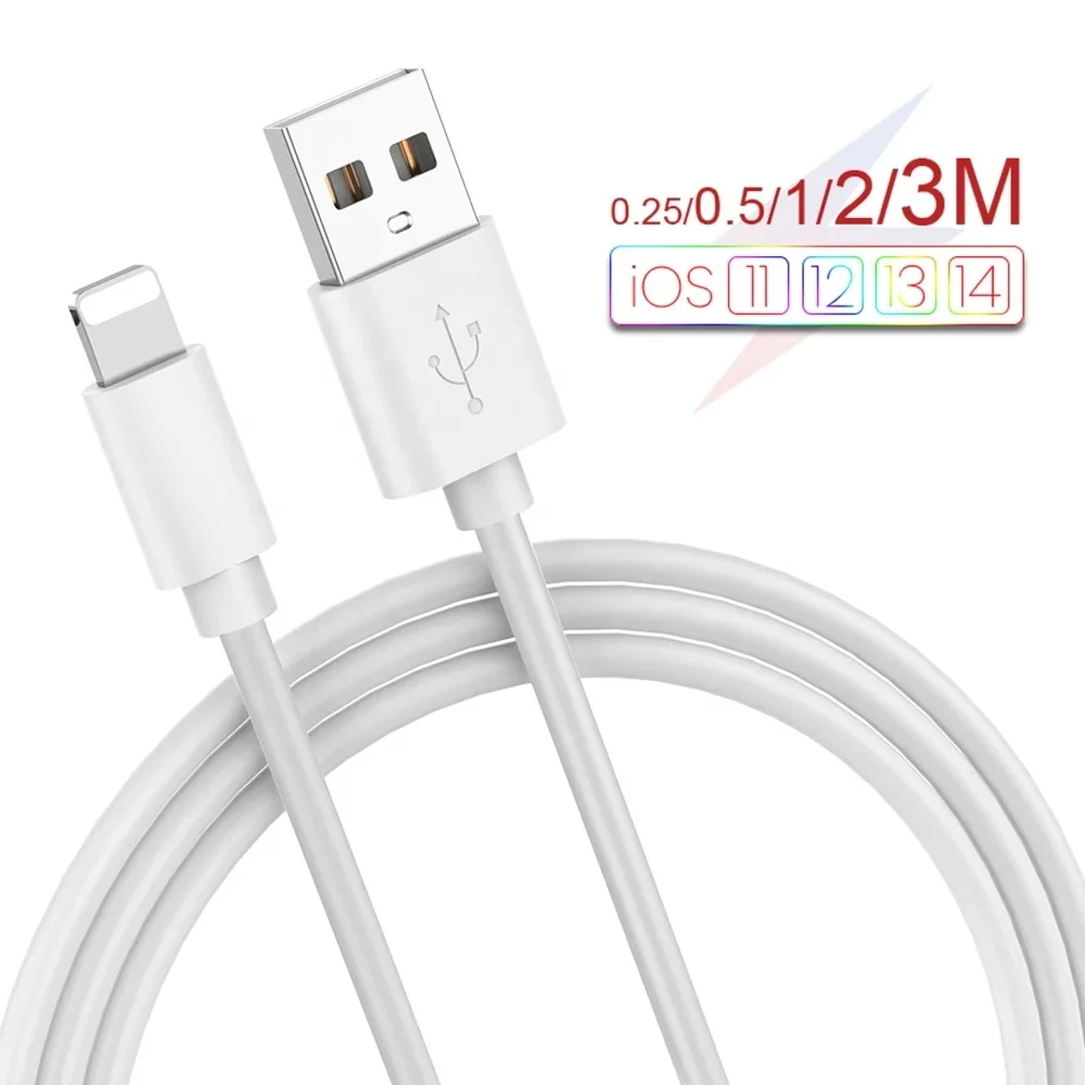 

Mobile Phone Fast Charging USB Data Cable 2A Quick Charge Cable for iPhone 12 11 XS Max XR X 8 7 6 6S 5S