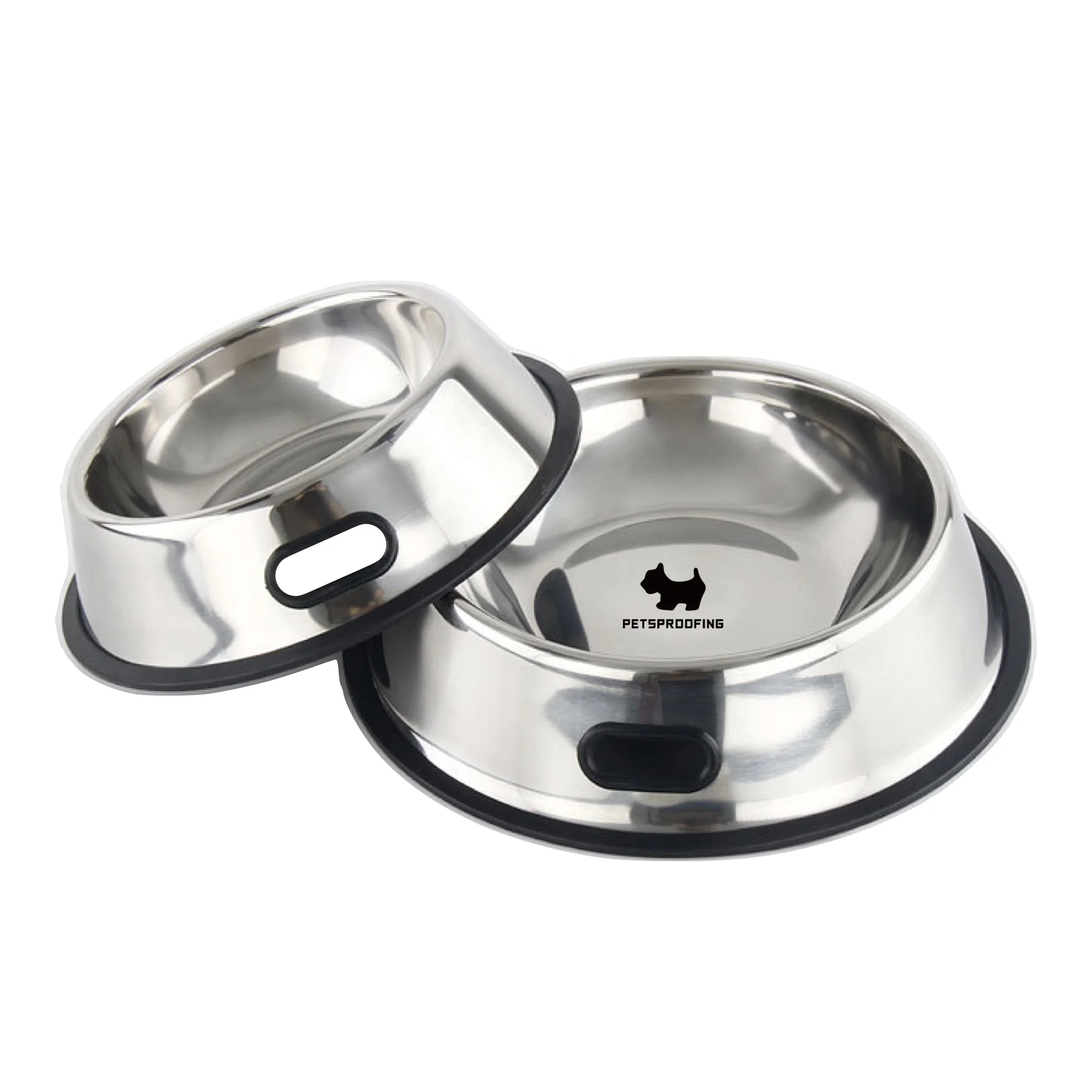 Wholesale Modern Custom Logo Stainless Steel Eco-Friendly Vacuum Insulated Dog & Cat Food Feeder Bowl