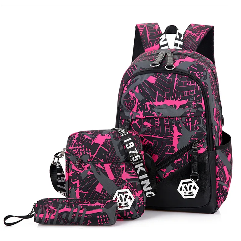 

SB190 2021 Student Sublimation Backpack School Bag Set Bagpack Girls School Backpack For School With Strap