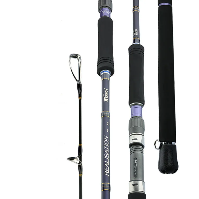 

Wholesale boat fishing rod carbon fiber 2.1m 2.4m 2.7m trolling Solid fishing rod Blank Spinning Fishing Rod