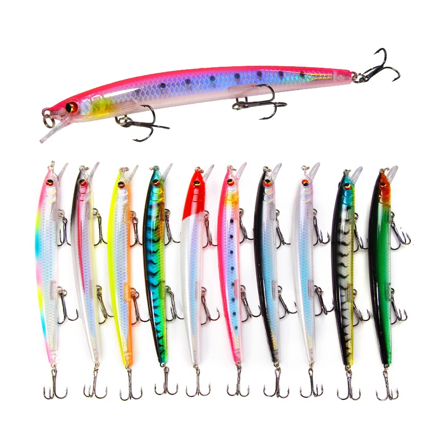 

Wholesale Artificial Bait Fish Color 3D Print Plastic Hard Fishing Heavy Sinking Minnow Lure Stock Fishing Lures