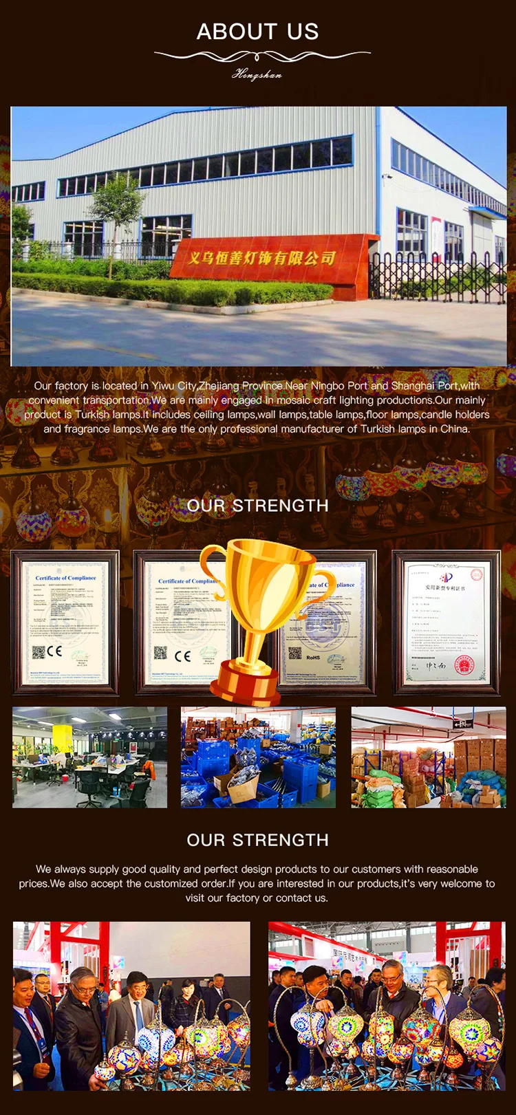 Evershining Lighting Brand Vintage Turkey Inspired Handcrafted Brass Table Lamp, Latest Lantern Turkish Lamp Mosaic WG002