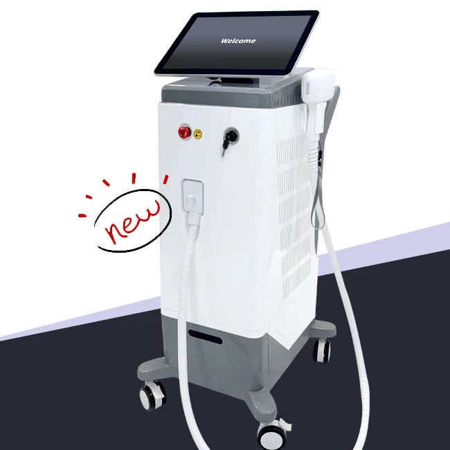 

2021 newest design three wavelength 755nm 808nm 1064nm laser soprano painless laser hair removal machine price