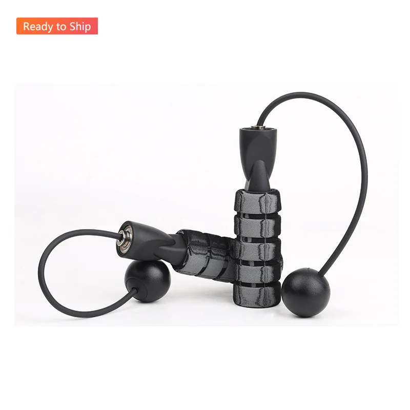 

Hot selling wireless weighted jump rope heavy cordless pvc skipping rope with foam handle