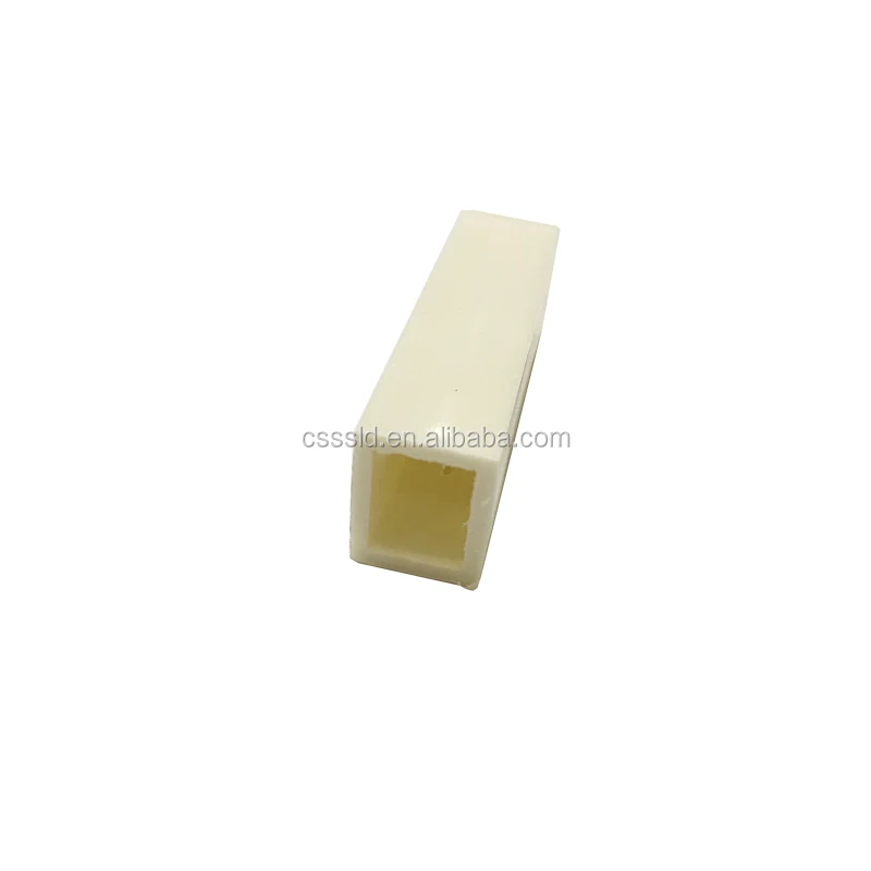 Customized Plastic extrusion products PE Conveying square tube