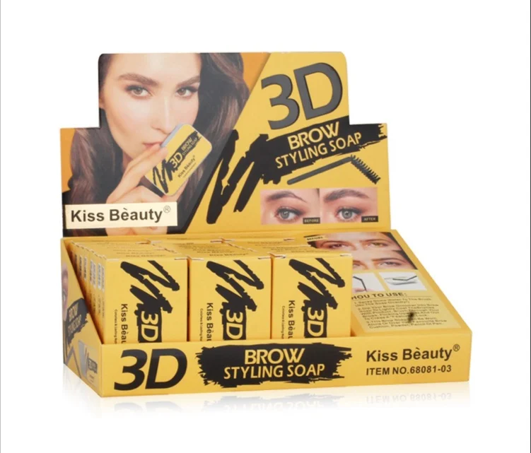 

Best Selling Brow Setting Soap Eyebrow Gel 3D Brow lamination Colorless Eyebrows Makeup Private Label Eyebrow Styling Cream, Transparent