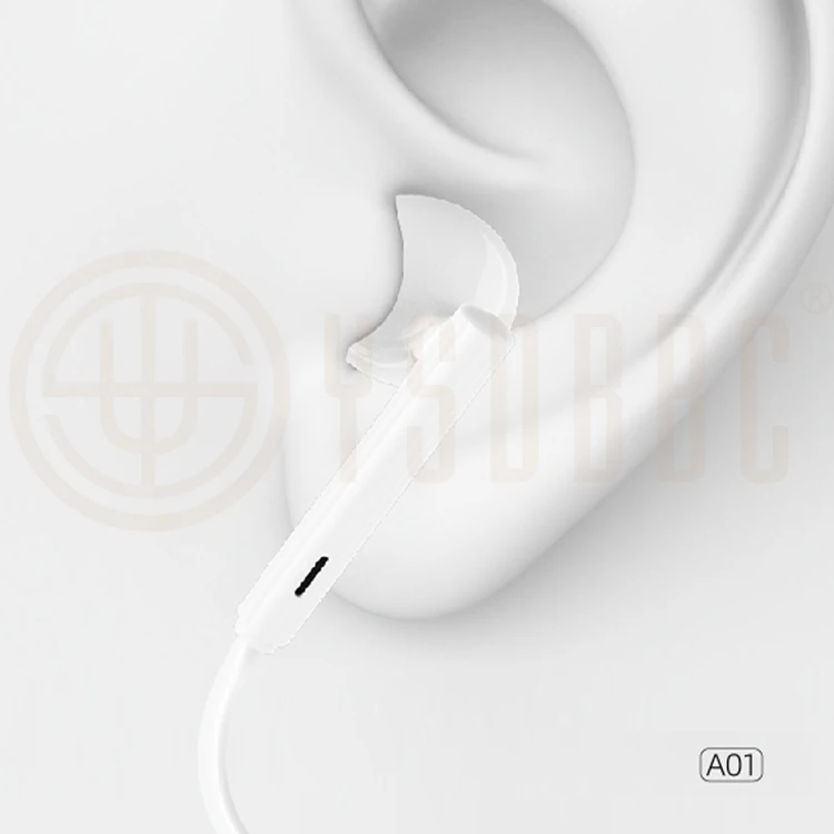 

A07 Fashion headset Highly sensitive wired earphones Blister packing for earphones