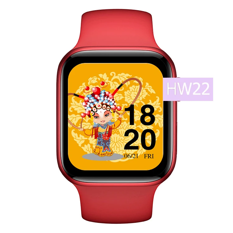 

1.75 Inches Full Screen Smart Watch 44mm HW22 Fitness Tracker Blood Pressure BT Call Sports Fitness Smart Watch HW12 HW16 HW22