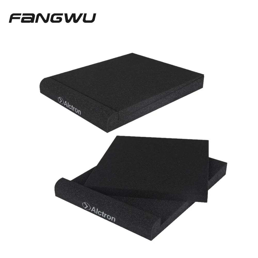 

Studio Monitor Speaker Acoustic Foam Surround Edge Shockproof Sound Isolation Pads For Studio Monitors 5/6.5/8 Inches, Black