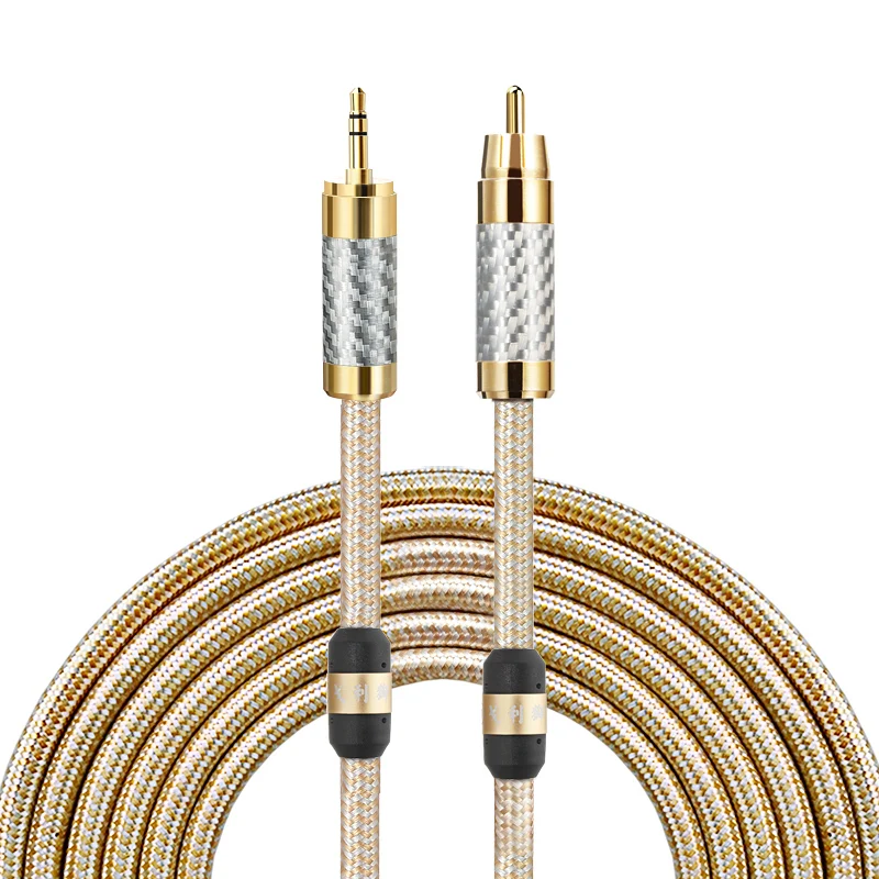 

1/8 Inch 3.5mm Jack to RCA Mono Subwoofer Audio Cable