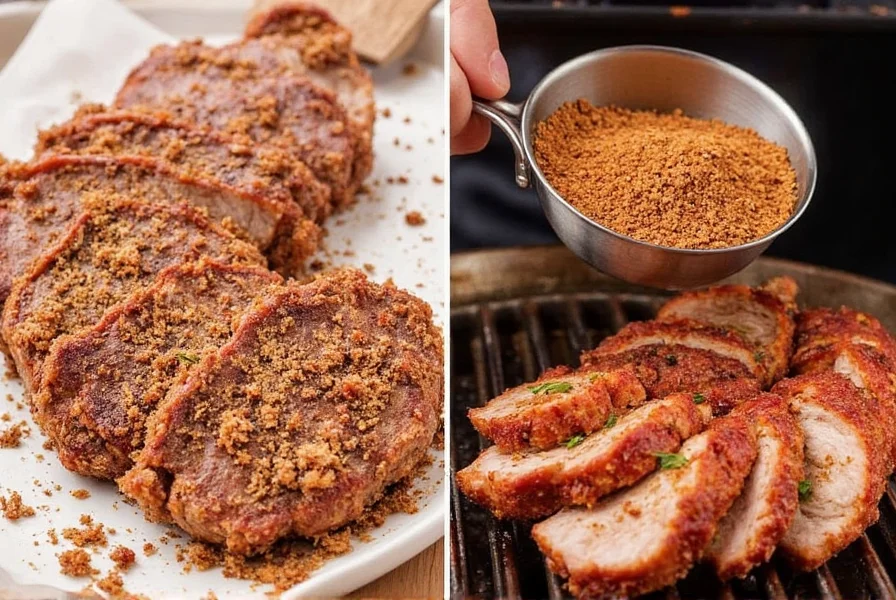 Finished smoked pork ribs with glossy rub