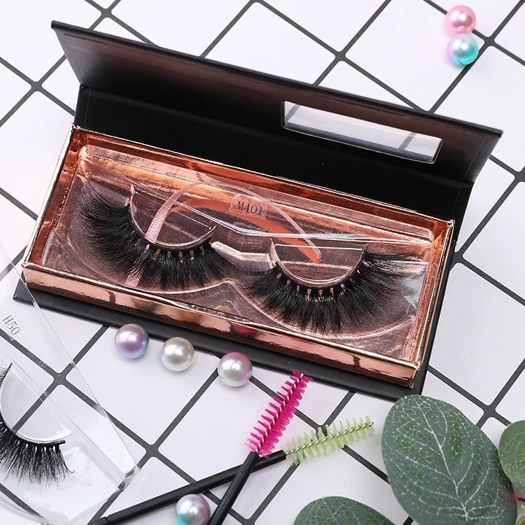 

Top Manufacturer 3d Mink Eyelashes Eyelash Natural 100% 3d Mink Lashes With Custom Package, Black