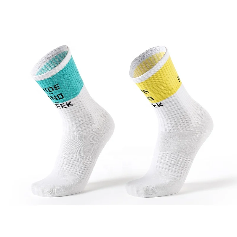 

MEIKAN OEM Knitted Crew Cotton Seamless Basketball Running Tennis Compression Custom Sport Socks Men