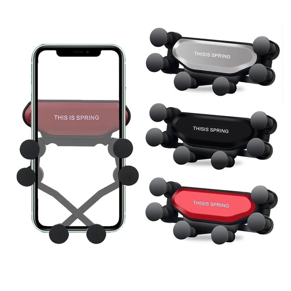 

Universal Gravity Car phone Holder Air Vent Mount Support Stand in Car For iPhone 11 8 Plus Samsung Xiaomi Mobile Phone Holder