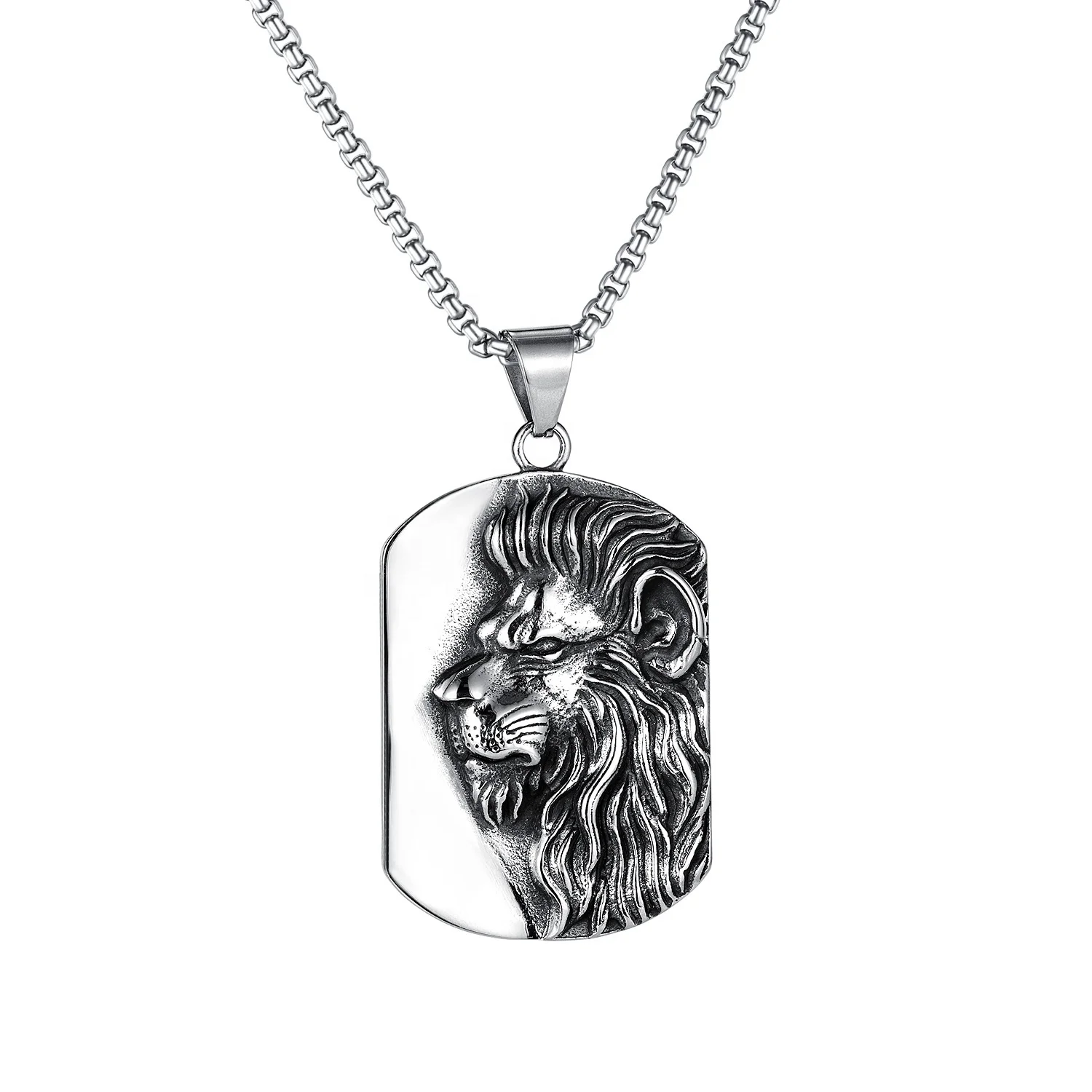 

amazon top seller necklace wholesale stainless steel men dog necklace