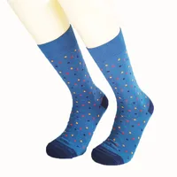 

Low Moq Custom Logo High Quality Mens Cotton Dress Socks Size 6-12