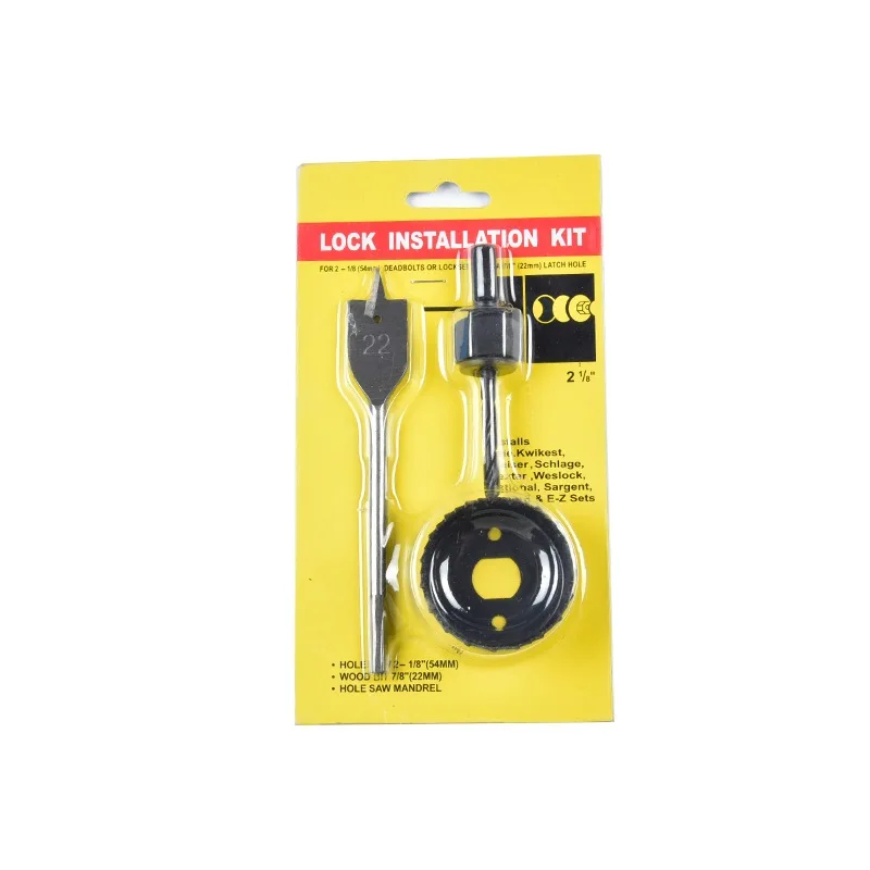 Deadbolt installation kit