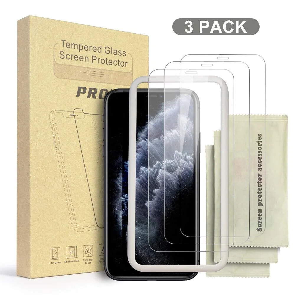 

GEL film for Iphone SE Tempered glass 9H 2.5D film 3 in 1 pack For Iphone 11 screen protector