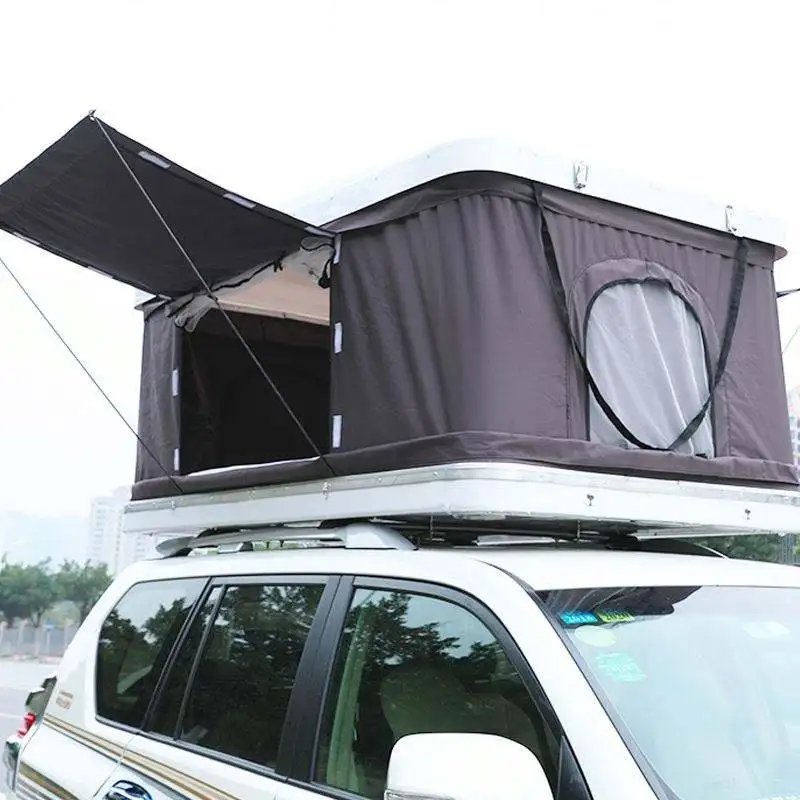 

CUCKOO Best Value Canopy Easy Top Roof Tent Car Rooftop Tent For Car Roof Top Roof Top Tent for Sale, Green or customized