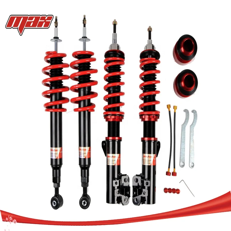 
Damping height adjusting Coilover suspension Shock Absorber Coil Spring 