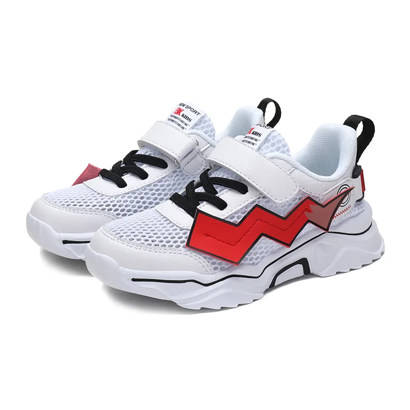 

Made in China superior quality shoes girl kids designer shoes for kids, White/red