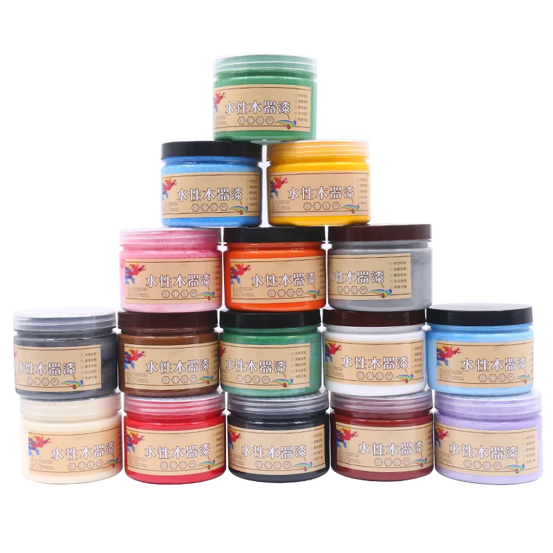
250g Dark Brown Colorful Acrylic Woodwork Craft Paint for Hand-painted Wood Student Beginner Painting Water-based Varnish 