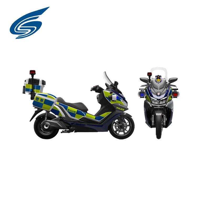 
High quality hot sale china Police 5000w fuerte adult Police electric motorcycle 