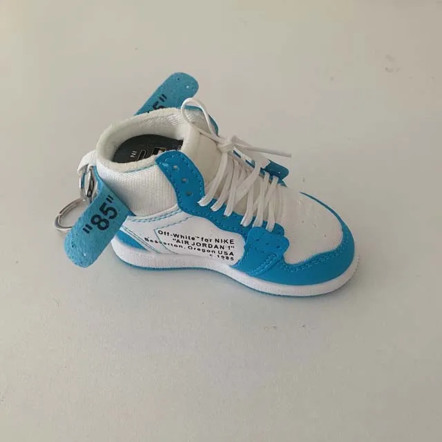 

Factory direct selling new style portable charger shoe portable charger keychain sneakers for iPhone for Android, Black white or custom