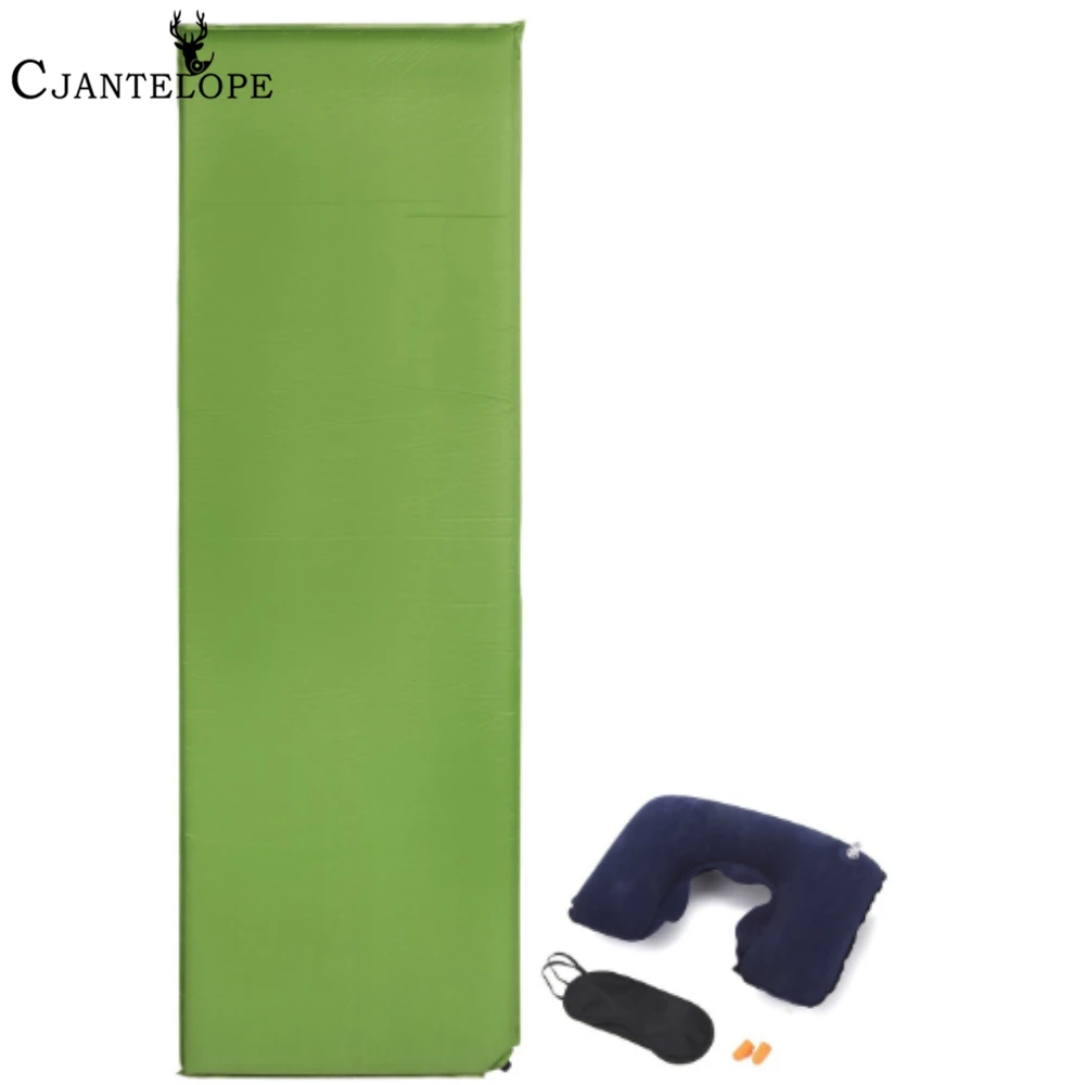 

Outdoor Single Cushion Automatic Air Cushion Camping Mat Beach Cushion Car Mat With pill 210T diamond cloth coated with PVC