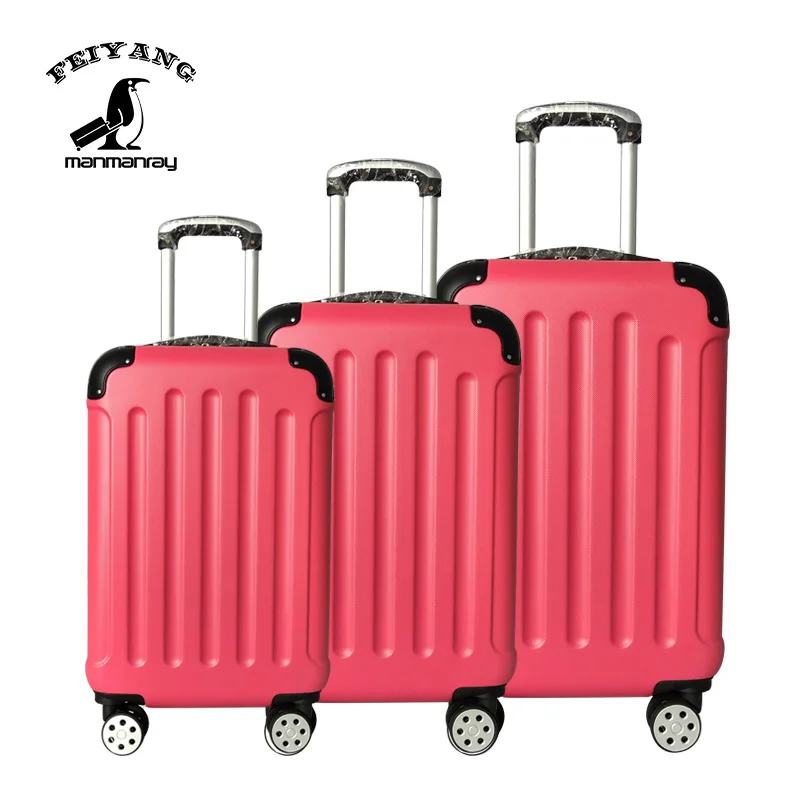 

New style hard case lightweight ABS PC suitcase sets for travel, Customized color