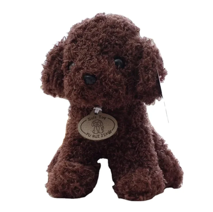 muñeco para niños juguete decoración del Lindo perrito Poodlede de peluche