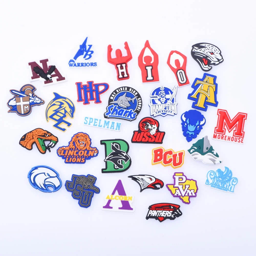 

2020 USA college university designer charm for shoe decoration, Customized