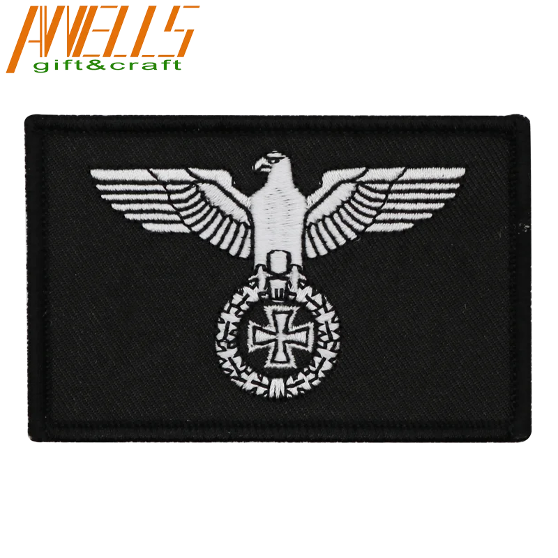 

Imperial Germany Flag Patch With Eagle Embroiderd Flag Patch Sew Or Iron On, 9 colors