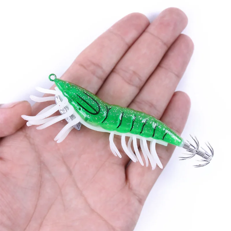 

5Colors 13g/10cm Artificial Wobbler Luminous Squid Plastic Hard Bait Lifelike Smooth Reflective With Hook Fishing Lure