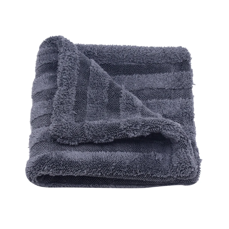 

New Design Hybrid Coral Fleece Twisted Piles Loop Detailing Towel Drying Towel Quick Drying Dual Sided