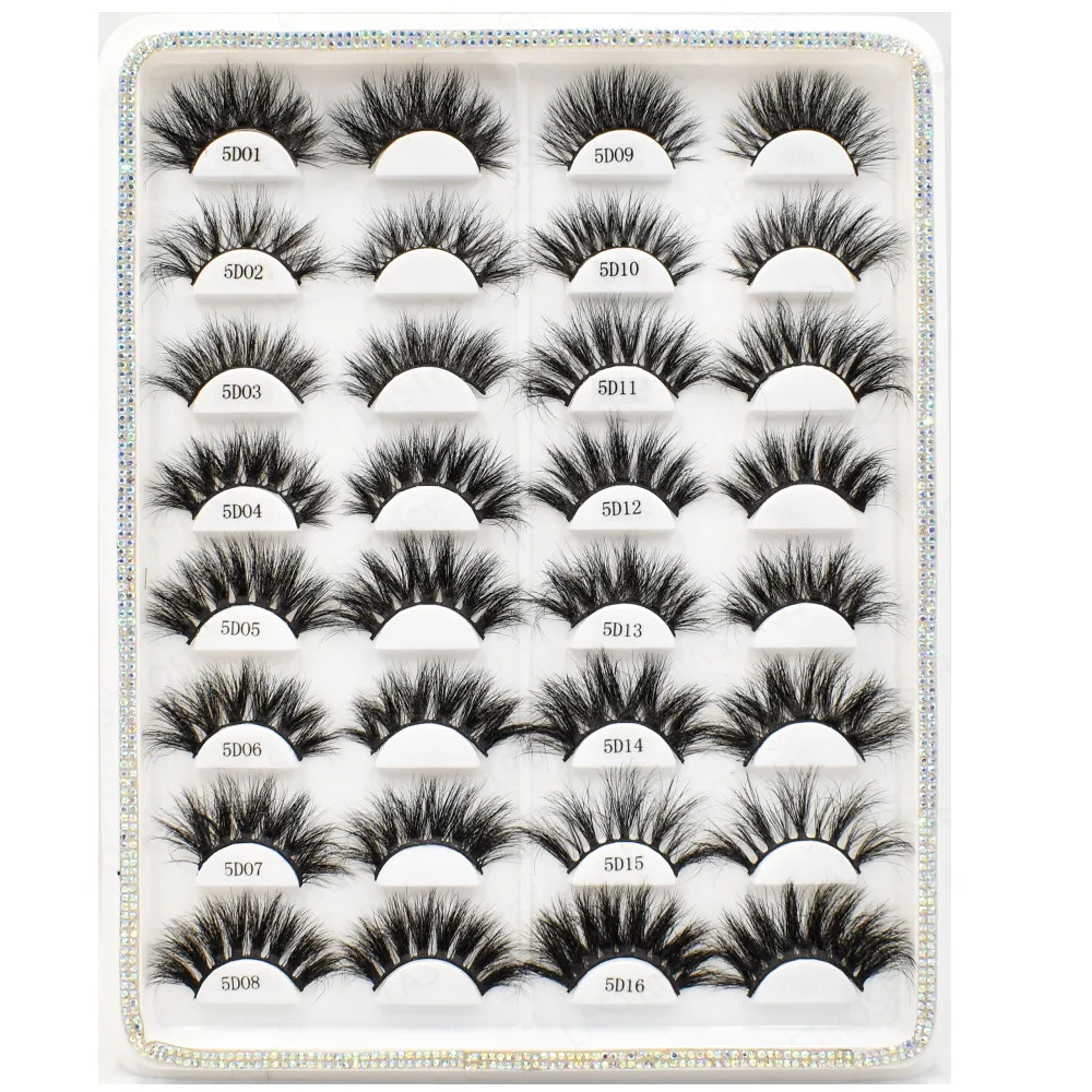 

Ready to ship mink lashes 100% siberian handmade 25mm eyelash private label eyelashes