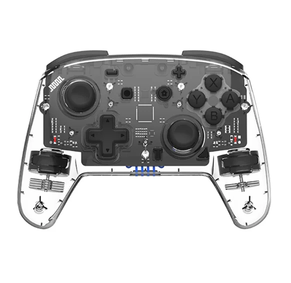

LED Wireless Controller Gamepad for Nintendo Switch Pro Transparent Controller