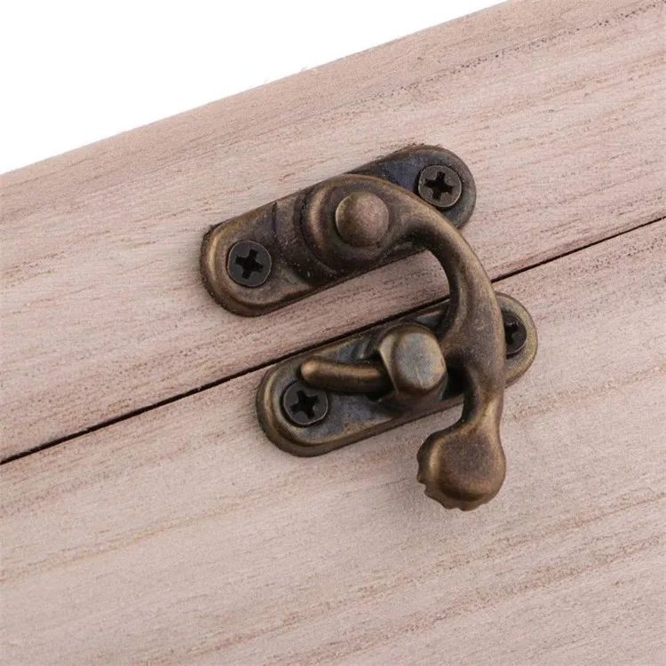 unfinished wooden wine box