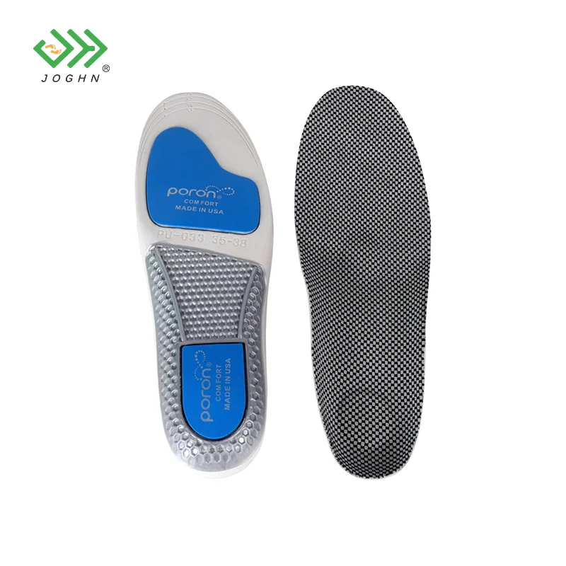 

Wholesale Poron Customize Transverse Arch Support Wide Fit Safe Work Shock Absorption Sports Insoles