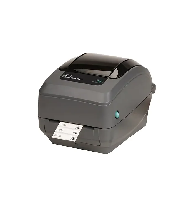 

Original Hot sell GX430T 300dpi High Performance Product Direct Thermal Transfer Desktop usb label Printer High Speed Printer, Black