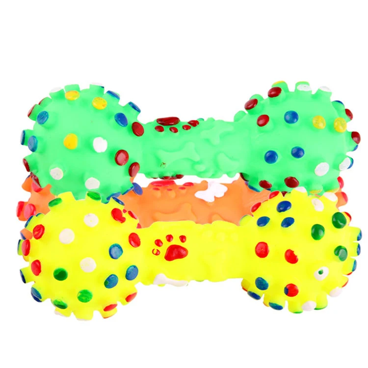 

Pet Tooth Cleaning Squeaky Mix Color Dog Vinyl Toys, Custonized