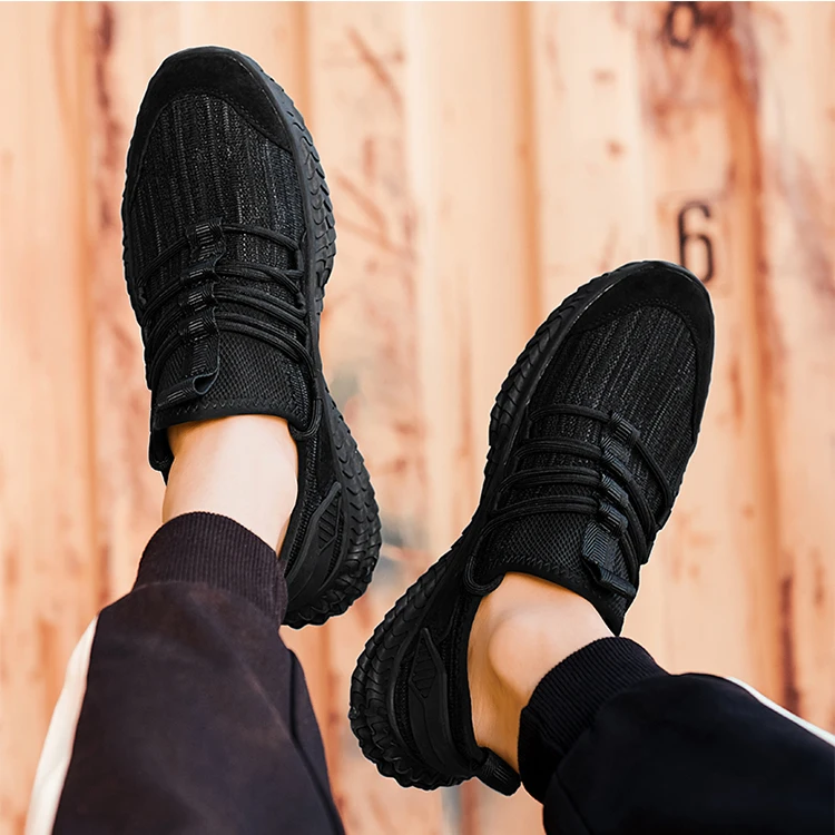 

rubber sole fabric mesh for shoes custom men's casual sport running shoes 2021 sneakers wholesale