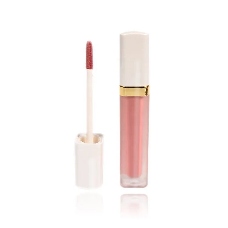 

Custom Waterproof Fashion Transparent Beautiful nude Lip Gloss Matte to Glitter Liquid Lip stick, 32color