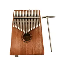 

17 Keys Musical EQ Kalimba Thumb Piano Electronics Pickup +Cable Party Play Gift