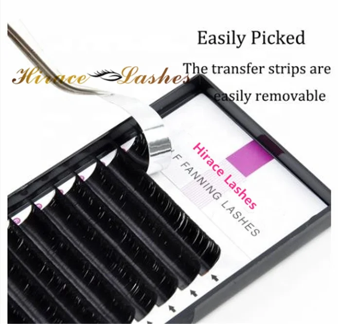 

Private Label wholesale fast easy fan eyelash extensions custom easy fan lashes